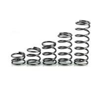 Molle a Compressione 10PCS/5PCS Diametro del filo 1.6mm 65MN Forte molla in acciaio a pressione Molla di compressione Assorbimento degli urti ritorno Per uso industriale(30mm(10Pcs),16mm)