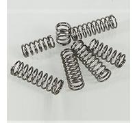 Molle a compressione, Molla di compressione in acciaio for molle, filo da 0,8 mm, diametro esterno di 13 mm, misure multiple, confezione da 10(Length 10mm)