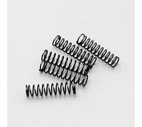 Molle a compressione, Molle di compressione in acciaio for molle, filo da 0,5 mm, diametro esterno 4 mm, lunghezza libera 60-100 mm, confezione da 5(Length 70mm)