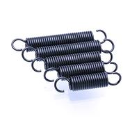 Molle a doppio gancio, 5 pezzi, diametro filo 1,2 mm, esterno 10, lunghezza 30-90, piccola tensione di espansione della molla in acciaio(1.2x10x40mm)