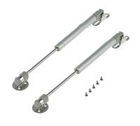 Molle a Gas 150N Pistoni per Ante Cucina Ammortizzatore Mobile Cucina,pistoncini per ante cucina, Cerniera Armadio, Braccetto Ammortizzatore per Cerniera di Mobili da Cucina,Argento, 2 Pezzi
