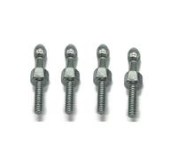 Molle A Gas 4 Pezzi M8/M6 Universale 10 Mm Cofano Posteriore Baule Anteriore Ammortizzatore A Gas Raccordo Terminale Giunto A Perno Sferico Valvola Molla Vite Supporto(4pcs-M8)