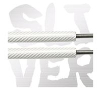 Molle a Gas Cofano Posteriore Per Civic Per Type-R EUR 2007-2012 Cofano Anteriore Modifica Ammortizzatori A Gas Molla Fibra Carbonio Supporto Sollevamento(SILVER CARBON FIBER)