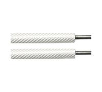 Molle a gas idrauliche Auto Pop-Up Trunk Struts Hatchback 494mm Apertura Automatica Gas Lift Supporti Con Molle Boot Per SEAT Per LEON Mk3 5F 2012 2013-2020(SILVER CARBON FIBER)