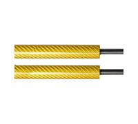 Molle a gas idrauliche Auto Pop-Up Trunk Struts Hatchback 494mm Apertura Automatica Gas Lift Supporti Con Molle Boot Per SEAT Per LEON Mk3 5F 2012 2013-2020(YELLOW CARBON FIBER)