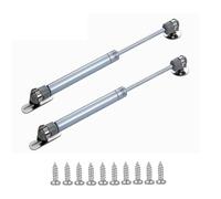 Molle a Gas Portellone 2 Pezzi 100N 10kg Cerniere A Molla A Gas Per Mobili Cucina Armadietto Cerniera Idraulica Porta Montante Coperchio Supporto Scatola Ferramenta Pistoncini Cofano Baule(Black)