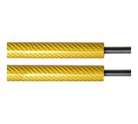 Molle a Gas Portellone Adatto per Alfa Romeo Giulietta (940) hatchback 2010-2020 CON MOLLA 2 pezzi Ammortizzatori a gas per portellone posteriore automatico Supporti(Carbon Fiber yellow)