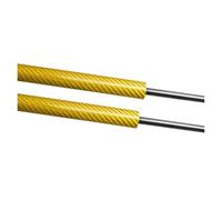 Molle a Gas Portellone Posteriore Per Hummer H2 SUV 2002-2009 Eccetto H2T SUT Copertura Cassone Barre Di Supporto Per Il Sollevamento Bagagliaio Ammortizzatori(Yellow carbon fiber)