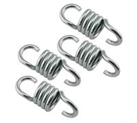 Molle a molla in acciaio da 7 mm per portico, resistenti, per sedie, panche, amache, montaggio a soffitto con molle a spirale per riduzione delle vibrazioni (4 pezzi)