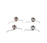 Molle a torsione in acciaio inossidabile 4 pezzi di molle a farfalla in acciaio inossidabile a forma X for mocio ad acqua attorcigliato, accessori for la riparazione, torsione