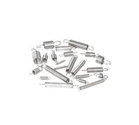 Molle A Trazione Diametro del filo della molla elicoidale di estensione pullback cilindrico tensione gancio in acciaio inossidabile per dispositivi auto(140mm(2pcs),15mm,1.5mm)