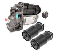 Molle ad Aria Per Vito Per Viano Per W639 Per V639 AP02 Kit Di Riparazione Sospensioni Pneumatiche Molla A Sacco E Pompa Compressore Molla Pneumatica