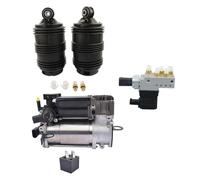 Molle ad Aria Per W211 Per S211 AP02 Soffietto Sospensione Pneumatica Posteriore + Compressore Sospensione Pneumatica + Blocco Valvole Molla Pneumatica