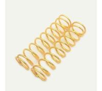 Molle ammortizzatore posteriore in acciaio temprato oro per Traxxas 1/6 Pro Scale Sand Care Funco 10944