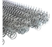 Molle Compressione 2 molle di compressione in metallo, lunghezza 300 mm, filo lungo a forma Y, ritorno pressione morbido