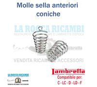 Molle Coniche Sella Anteriore Lambretta C - LC - D - LD - F Dal 1950 al 1955