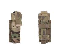 Molle - Custodia tattica per laccio emostatico medico per tornello, montata orizzontalmente o verticalmente, confezione da 2 (mimetico)