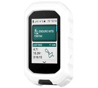 Molle del silicone borsette della copertura del respingente per Garmin Edge MTB antigraffio antipolvere di protezione della pelle Accessori (white)