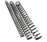 Molle di compressione in acciaio per molle da 65 MN, molle di pressione extra lunghe 3.5 mm Filo Diametro 45 mm OD 80 mm Libero Lunghezza, Pacchetto di 5