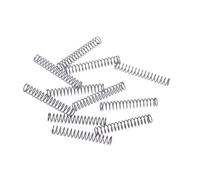 Molle di compressione piccole in acciaio miniaturizzato da 0,4 mm diametro del filo 10 pezzi(Color-A)