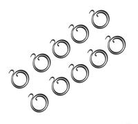 Molle di ricambio per maniglia della porta, 10 pezzi per riparazione di chiavistelli a leva, 2 molle rivestite passive in zinco e nero