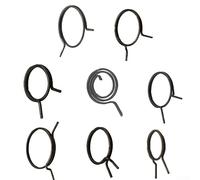 Molle di ricambio per maniglia della porta, 5 pezzi, per maniglia della porta, fermo, molla di torsione per serratura a spirale interna