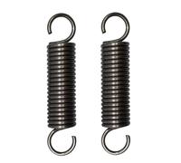 Molle di tensione con ganci, Molla di tensione a doppio gancio in acciaio for molle, confezione da 2, 2 x 14 x (35-140) mm(2 x 14 x 55 mm)