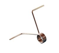 Molle di torsione, 5 pezzi Molla di torsione industriale piccola angolata a 4 bobine Diametro filo 1,0 mm Diametro esterno 9 mm