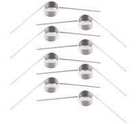 Molle di torsione in acciaio inox da 0,5 mm x diametro esterno 6 mm, molla a V a 90°, molla di ricambio per riparazione di apparecchiature e progetti fai da te (8 pezzi)