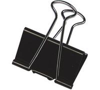 Molle Double Click Q-Connect Foldback nero 24 mm conf. da 10 - KF01283