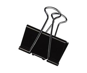 Molle Double Click Q-Connect Foldback nero 24 mm conf. da 10 - KF01283