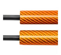 Molle Gas Portellone Per Kia Per Niro DE SUV 2016-2022 Asta Supporto Sollevamento Bagagliaio Cilindro Ammortizzatore Montante Portellone Posteriore MOLLE COFANO POSTERIORE(Orange Carbon Fiber)