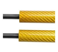 Molle Gas Portellone Per Kia Per Niro DE SUV 2016-2022 Asta Supporto Sollevamento Bagagliaio Cilindro Ammortizzatore Montante Portellone Posteriore MOLLE COFANO POSTERIORE(Yellow Carbon Fiber)