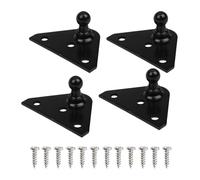 Molle Gas Portellone Posteriore Supporto Ammortizzatore Universale Molla Gas Attacco In Acciaio Confezione 2/4 Cofano Anteriore(BLACK 4PCS)
