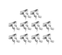 Molle in spugna con ganci in metallo per attrezzi da parete, 10 pezzi | Questo set da dieci pezzi di clip a molla in spugna di dimensioni assortite ti aiuta a organizzare ordinatamente strumenti e