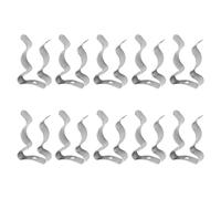 Molle in spugna con ganci in metallo per attrezzi da parete, 10 pezzi | Questo set da dieci pezzi di clip a molla in spugna di dimensioni assortite ti aiuta a organizzare ordinatamente strumenti e