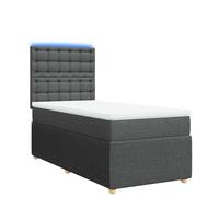 Molle Insacchettate Indipendenti Base Autoportante Letto Singolo Grigio