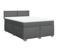 Molle insacchettate indipendenti Pieghevole Materasso 140x200 Grigio scuro