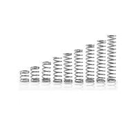 Molle metalliche 100 pz Molle Compresse Meccaniche Molla in Acciaio Inossidabile 304 Mini Formato Molla Diametro Filo 0.3mm 0.4mm 0.5mm, 10-30mm Lunghezza Molla 100 pz Molle metalliche ( Color : 100pc