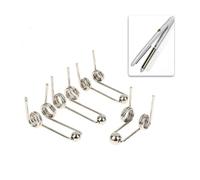 Molle metalliche Accessori per asta arricciacapelli per capelli con molla di torsione a doppio ritorno, diametro 1,2 mm, 2 pezzi Molle metalliche (Size : 24mm)
