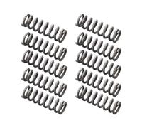 Molle metalliche da 10 pezzi, molle di compressione a molla a penna lunghezza 10-30 mm, molla in acciaio inossidabile 304 diametro esterno 4-6 mm, diametro filo 0,3-0,5 mm(0.5mm*6mm*15mm)
