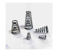 Molle metalliche Molla di pressione conica da 10 pezzi Molle a torre Molla di compressione a cono conico Molla di pressione in acciaio/acciaio inossidabile Molle metalliche ( Size : 10pcs 0.5*3.5-7.5*