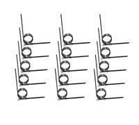 Molle metalliche Molla di torsione a forma di V da 10 pezzi 60/90/120/180 gradi, diametro esterno 10 mm, Assorted molle di torsione a 3 giri, diametro filo 1,2 mm Molle metalliche(120 Degrees)