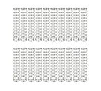 Molle Molla di compressione Molle Molla di Compressione da 20 Pezzi, Diametro Filo 0,5 Mm Esterno 4 Estensione in Acciaio Inossidabile Adatte for Riparazioni Fai Te,5×4×12mm(0.5x4x25mm)