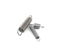 molle, Molla di tensione a doppio gancio, 5 pezzi molla estensione, spessore 1 mm, diametro esterno 10, molle da 40 a 140(1x10x80mm)