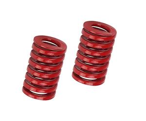 Molle per ammortizzatori del bagagliaio, molla di compressione del portellone posteriore in lega di alluminio antideformazione rossa per auto