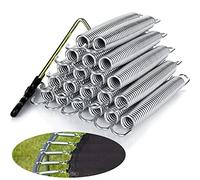 Molle per trampolino con estrattore a molla, in acciaio inox, resistenti alla corrosione, elevata elasticità e durezza, per trampolini da 2,4 m, 3,4 m, 3,4 m