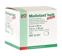 Mollelast rilegatura senza lattice, 8 cm x 20 m, colore bianco, 1 pezzo