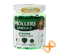MOLLER’S STRONG + VITAMINA D 60 Capsule Supporto Per Cuore E Immunità