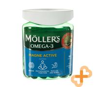 Mollers Magne Active 90 Capsule Funzione Psicologica Del Cervello Muscoli E Ossa